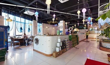 济南中式肥牛肥羊火锅店餐饮设计