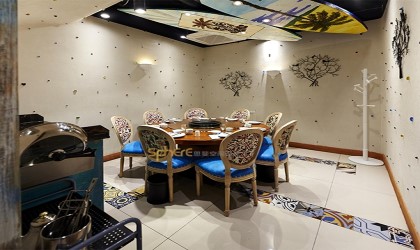 北京中式肥牛肥羊火锅店餐饮设计